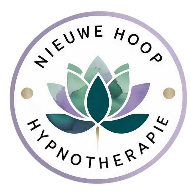 Logo Nieuwe Hoop Hypnotherapie – lotus symbool voor rust en groei